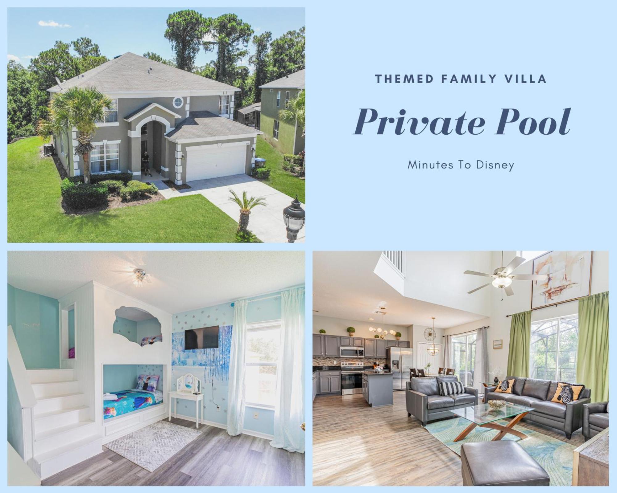 Themed Villa, 12 Min To Disney, Resort Access Orlando Buitenkant foto